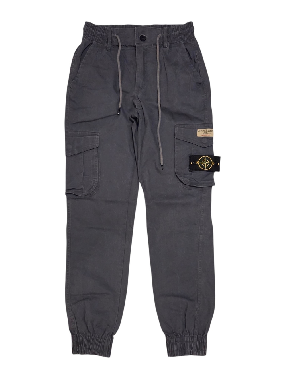 Stone Island Dark Gray Cargo Jogger Pants